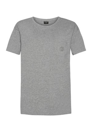 TSIRES  - T-Shirt basic - dark grey melee