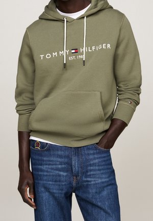 Felpa con cappuccio - dark green
