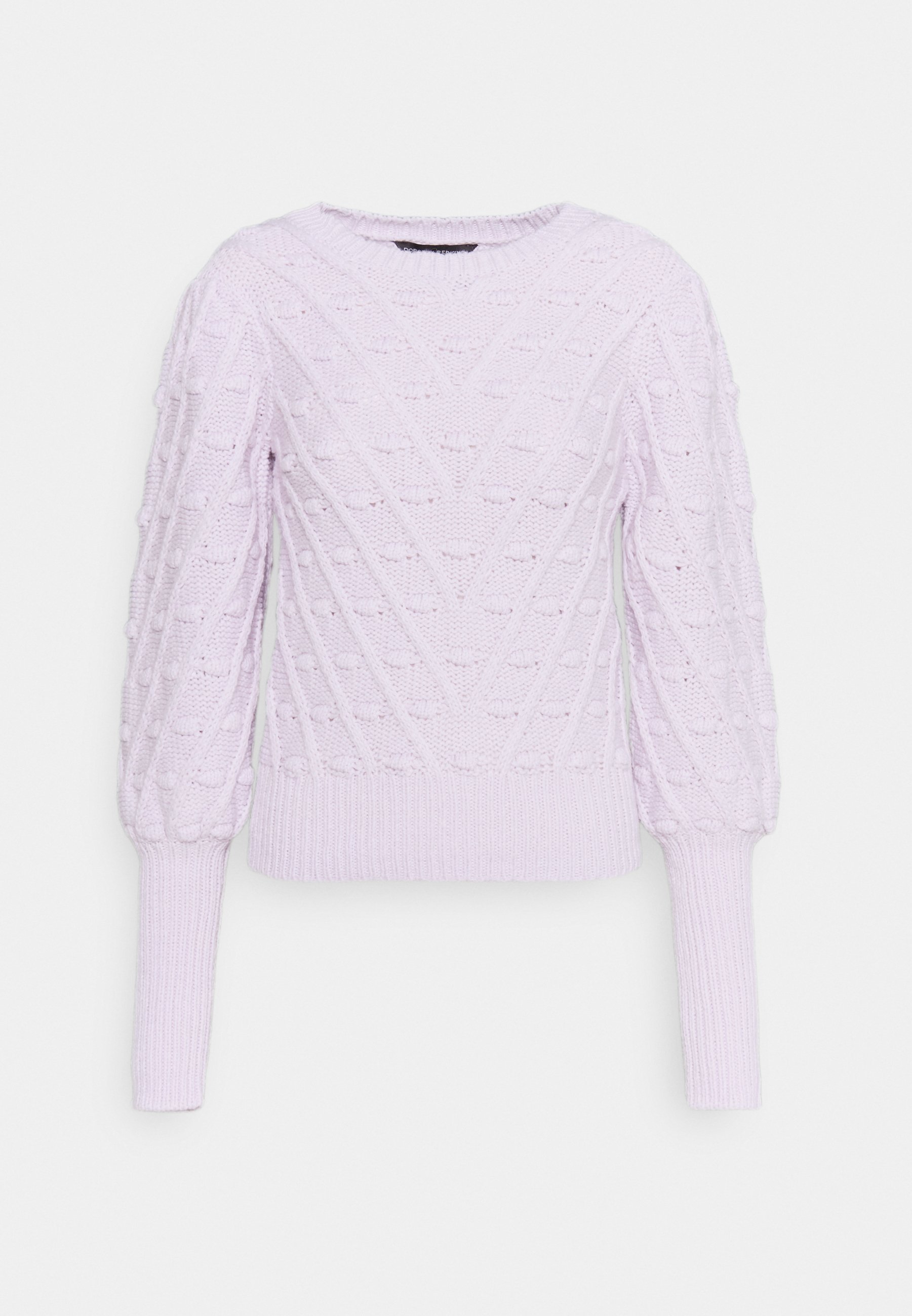 white bobble jumper
