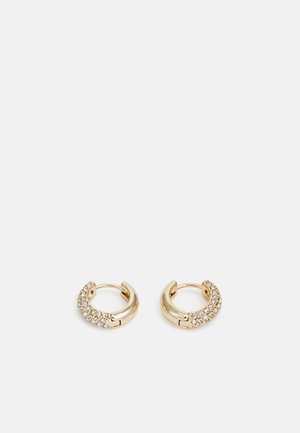 MICROPAVE HUGGIE - Earrings - gold-coloured