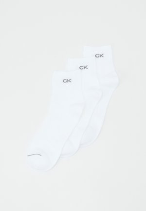 MEN SHORT SOCK 3 PACK - Zeķes - white