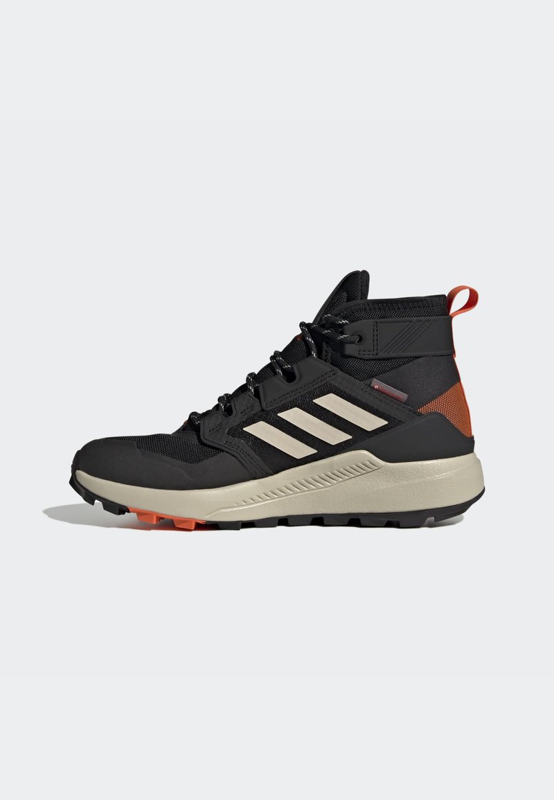 Adidas Terrex - TERREX TRAILMAKER MID COLD.RDY - Hiking shoes - core black/beige/semi impact orange, Enlarge