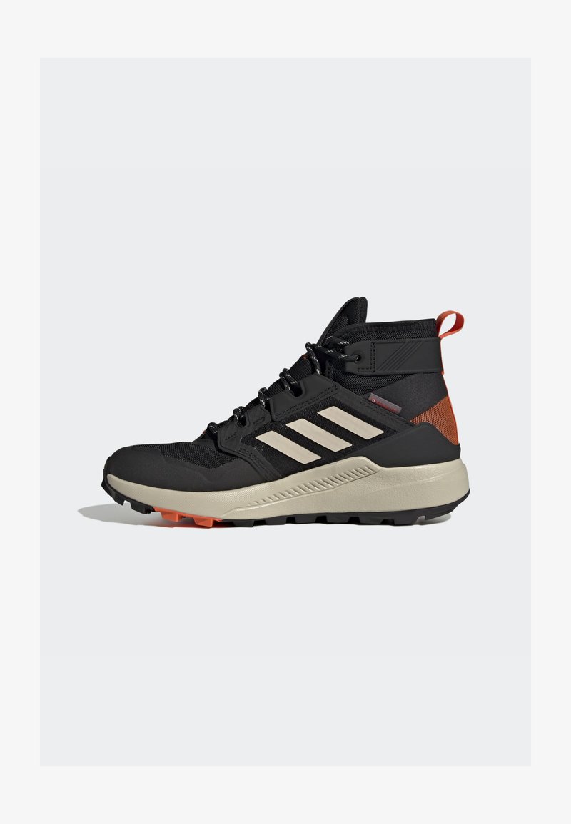 Adidas Terrex TERREX TRAILMAKER MID COLD.RDY - Pārgājienu apavi - core black/beige/semi impact orange