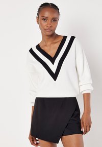 Apricot V-NECK CRICKET  - Neule - white