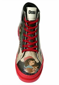 Dogo Schnürstiefelette - schwarz