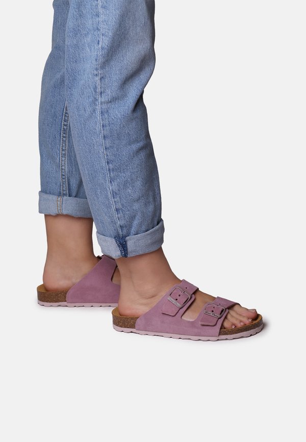 Pantolette flach - lavanda