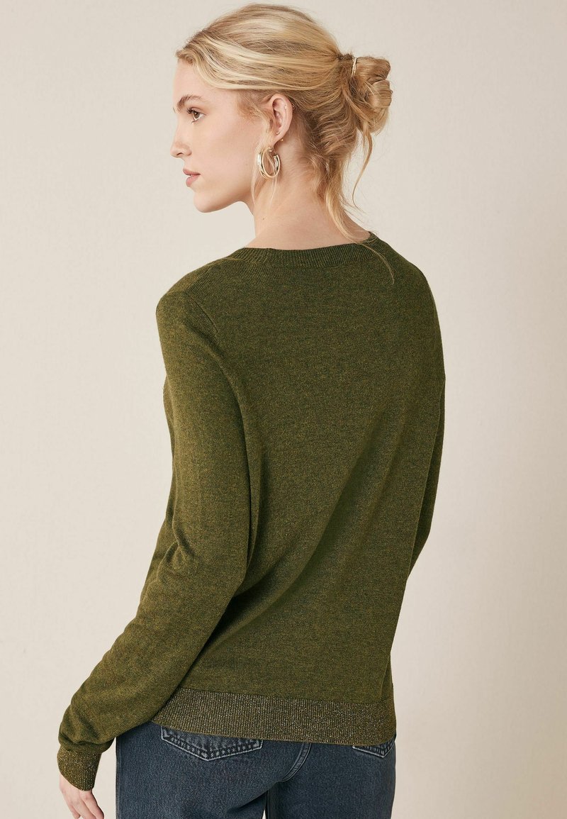 Damen Strickjacken | Next Strickpullover khaki - FR40049 Damen Strickjacken | Next Strickpullover khaki - FR40049
