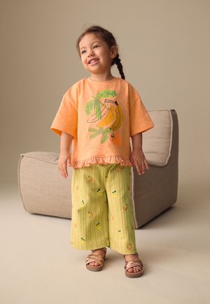 Next, REGULAR FIT - TOP AND BARREL SET . - Bukser - orange