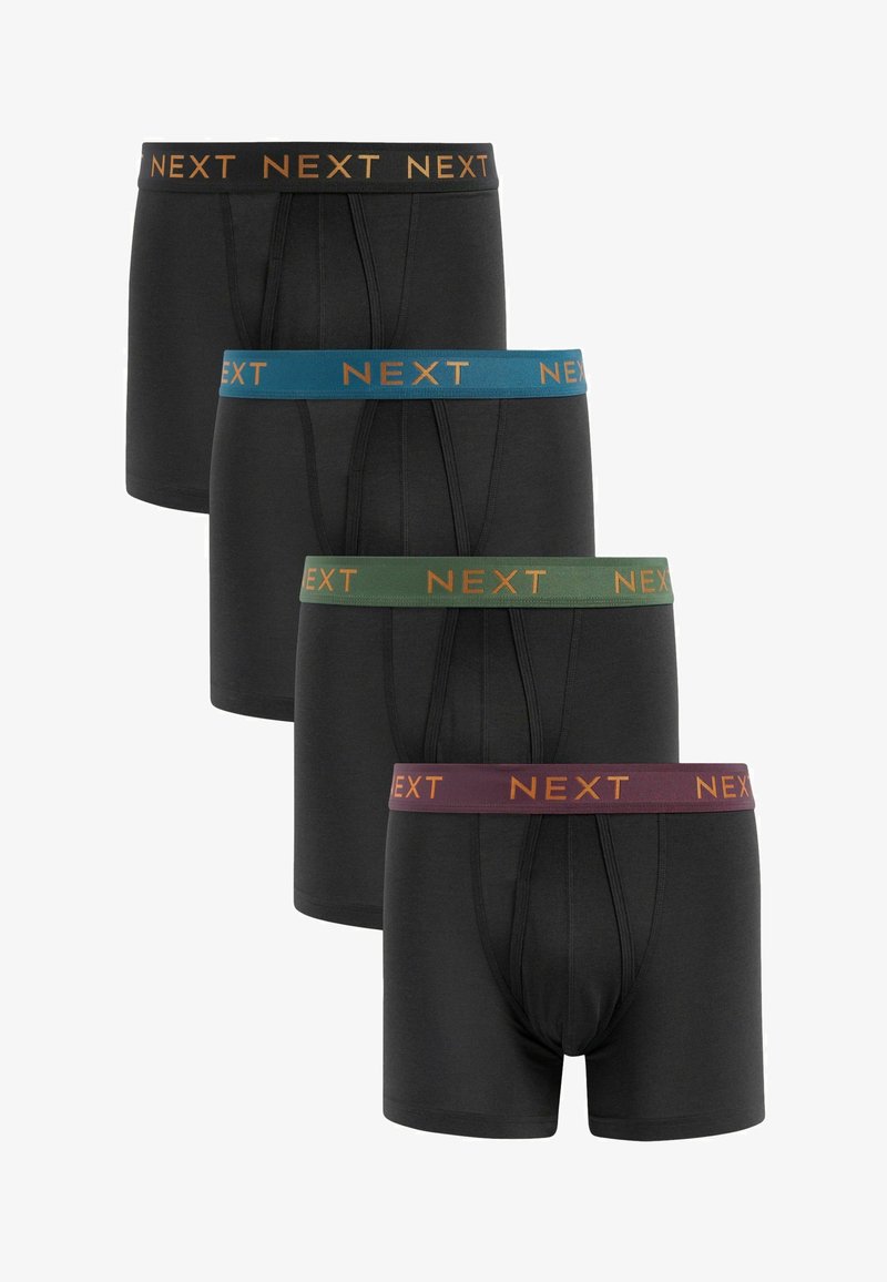 Next A FRONTS 4 PACK - Uske bokserice - black bamboo rich waistband