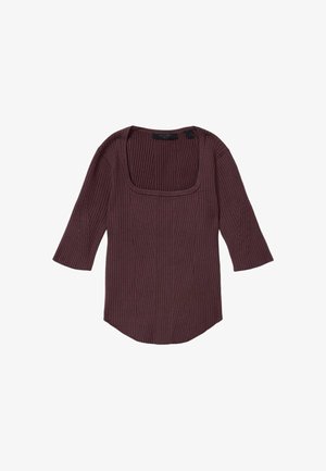 AllSaints, CRUZ HALLY TOP - T-Shirt basic - burnt brown