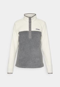 BENTON SPRINGS™ 1/2 SNAP - Fleece jumper - city grey heather/chalk