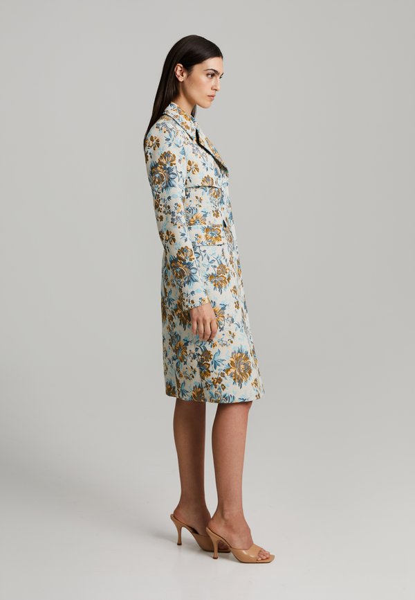 SOFI - Classic coat - blooming jacquard2