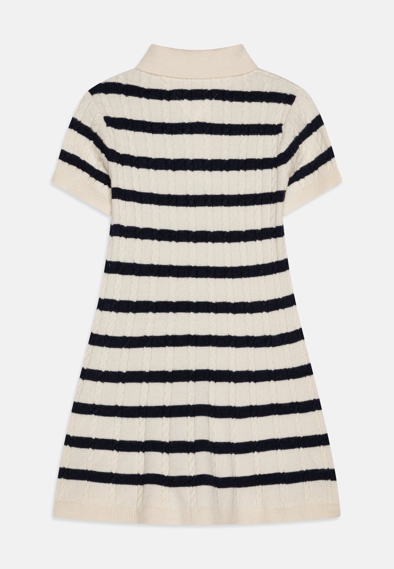 Tommy Hilfiger DRESS Gebreide jurk ivory petal/navy