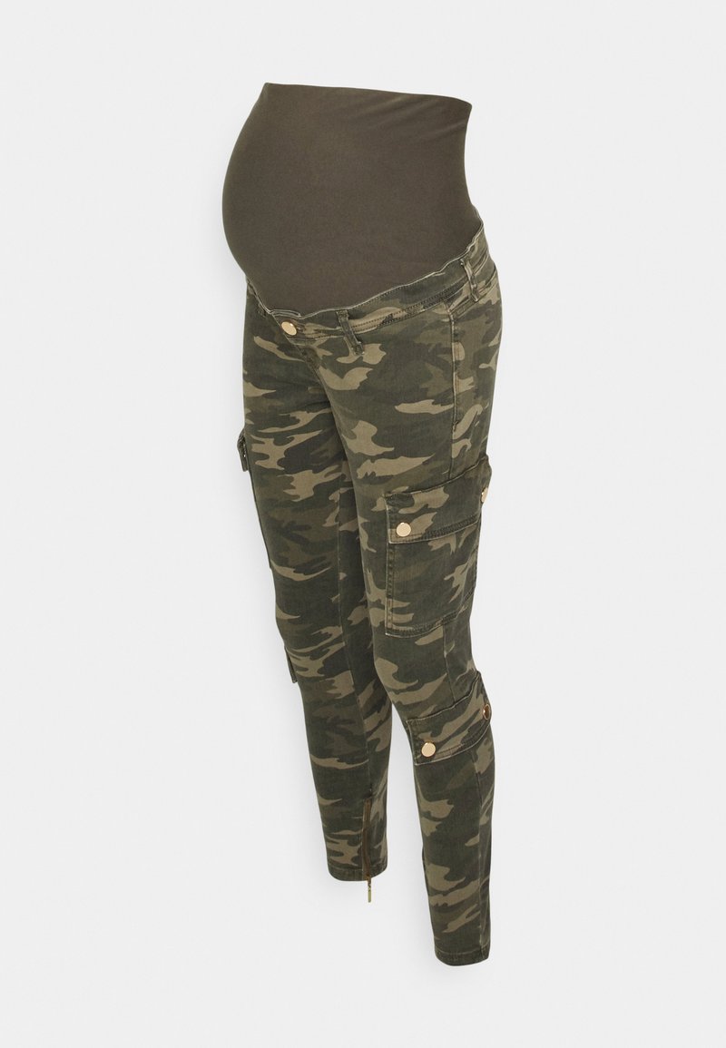 River Island Maternity Jeans Skinny Fit donkergroen