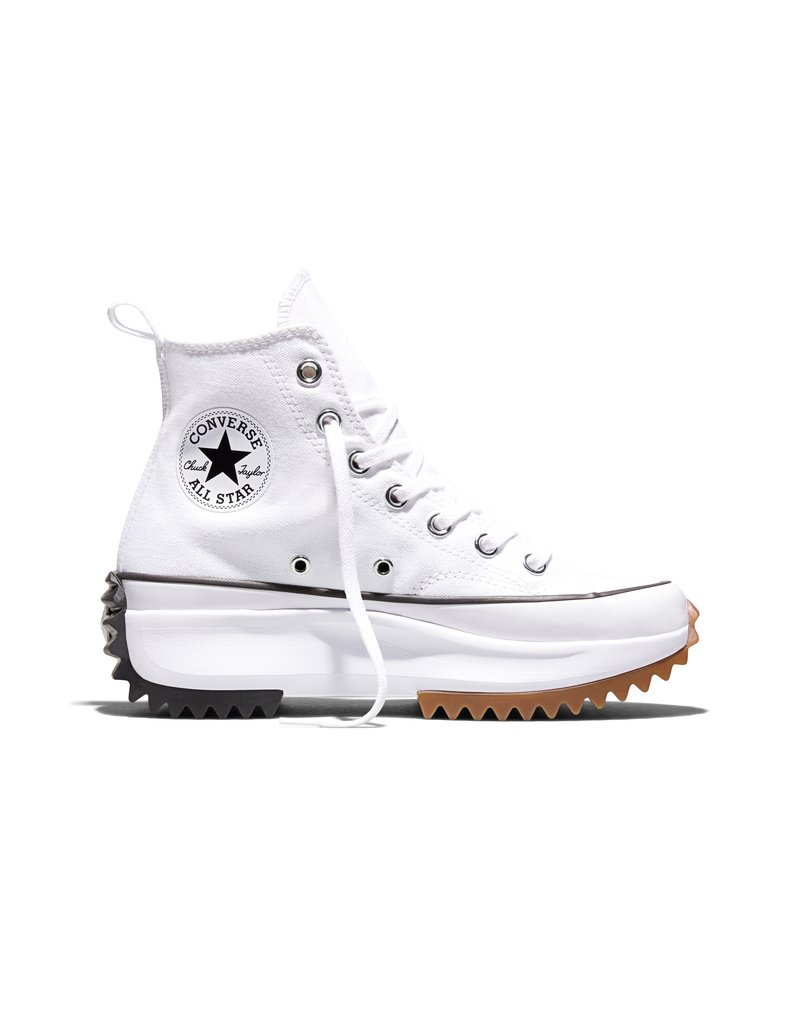 Converse RUN STAR HIKE - Sneakers hoog - white/black