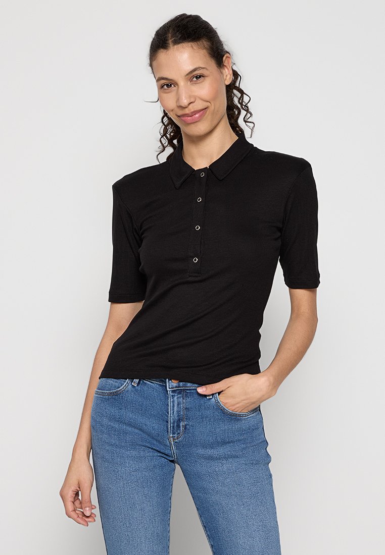 ALOHAS Poloshirt zwart ALOHAS Poloshirt zwart