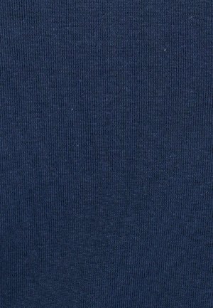 Tessuto a coste blu navy con una fine texture e un pattern consistente, adatto per varie applicazioni di abbigliamento.