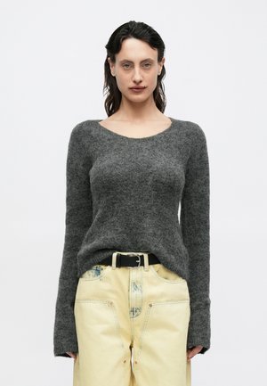 FURE FLUFFY - Pulover - dark grey