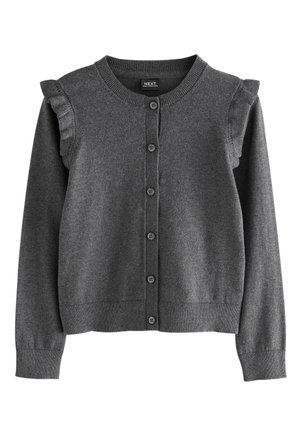 Next, RICH FRILL SHOULDER STANDARD - Cardigan - grey