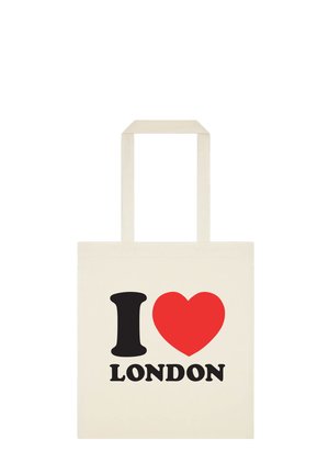 I HEART LONDON - Shopping Bag - natural