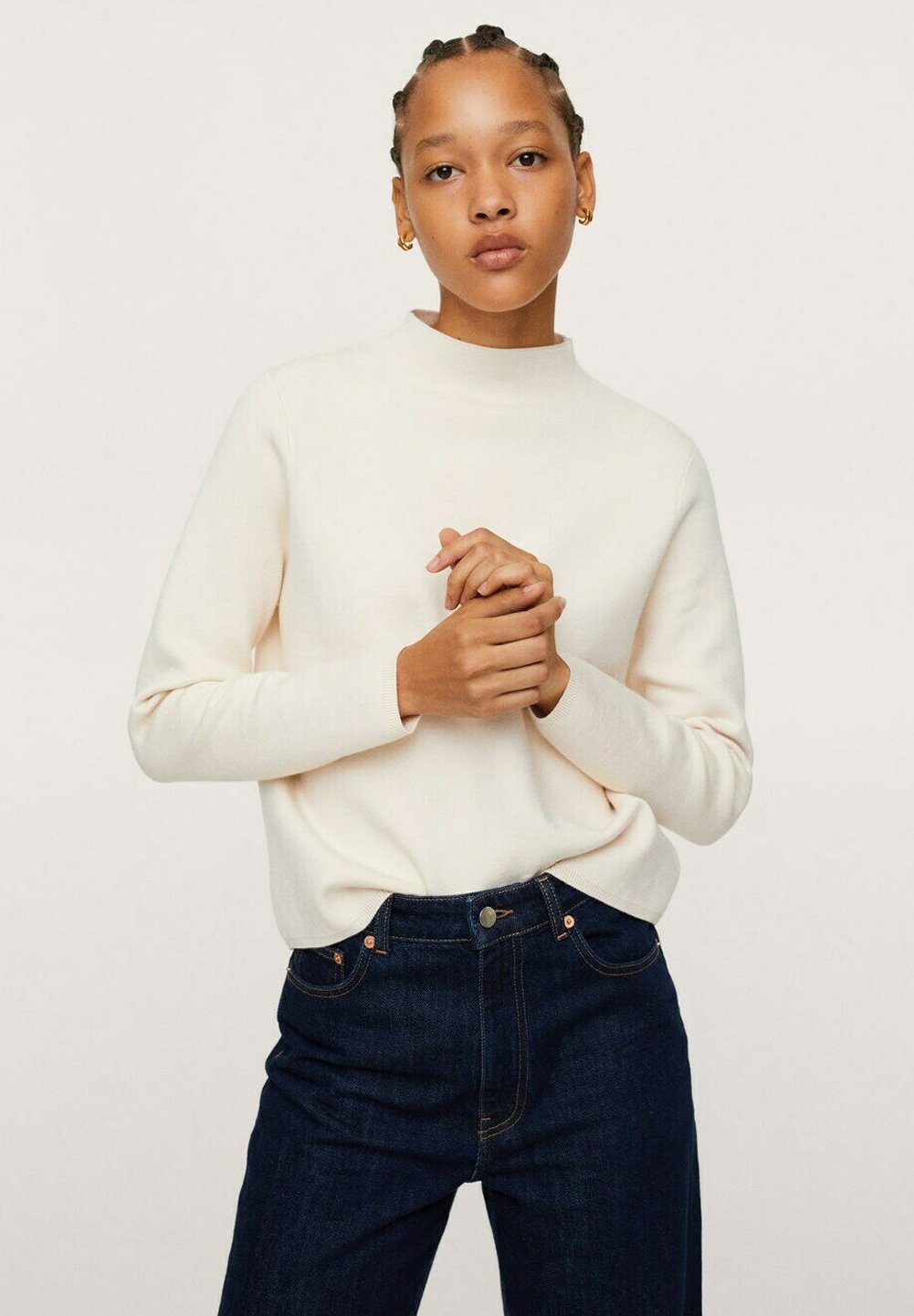 mango cream jumper