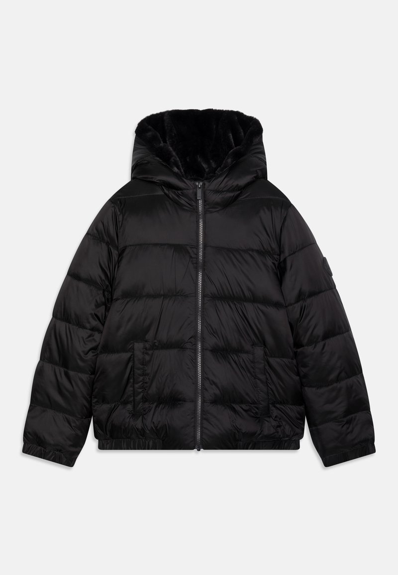 Abercrombie & Fitch COZY PUFFER Winter jacket black/anthracite