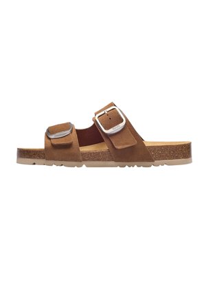 Koala Bay, KOALA BAY SANDALIA BIO VISON - EMERALD - Sandalias planas - beige