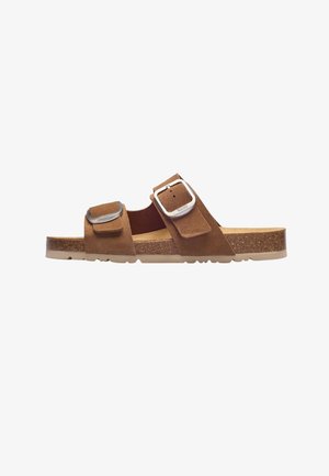 Koala Bay, KOALA BAY SANDALIA BIO VISON - EMERALD - Sandalias planas - beige