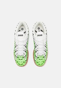 JAKO J-SI TAKE - Saalijalgpalli saapad - white/neon green