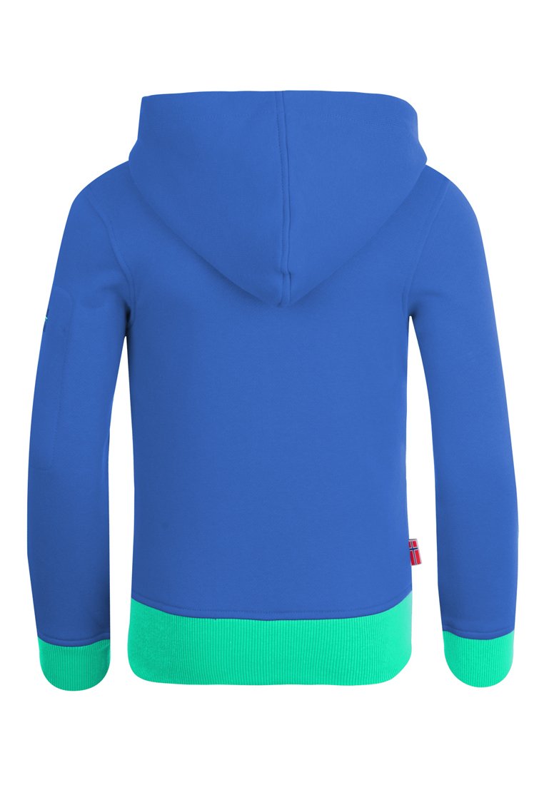 TROLLKIDS SORTLAND Sweatjacke midnight blue/dark mint/blau