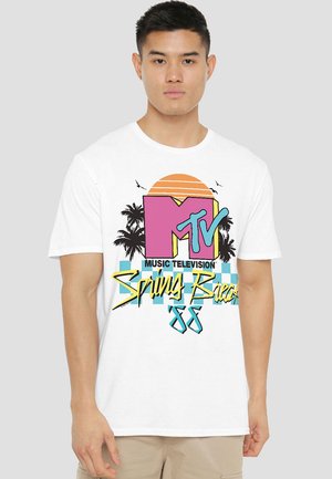 MTV SPRING BREAK CHECKERBOARD - Print T-shirt - white
