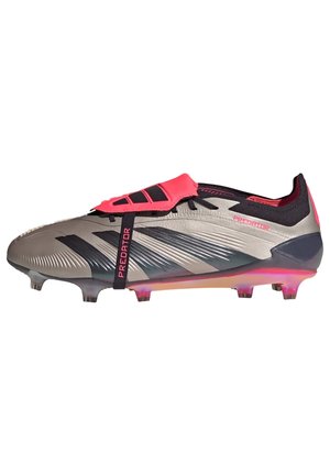 PREDATOR ELITE FT FG - Firm-ground football boots - platinum metallic   aurora black   carbon
