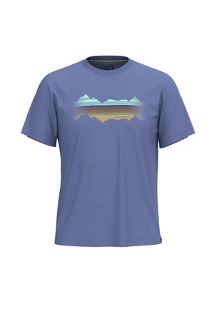 MTN HRZN S/S GRPH  - T-shirt med print - nightfall blue