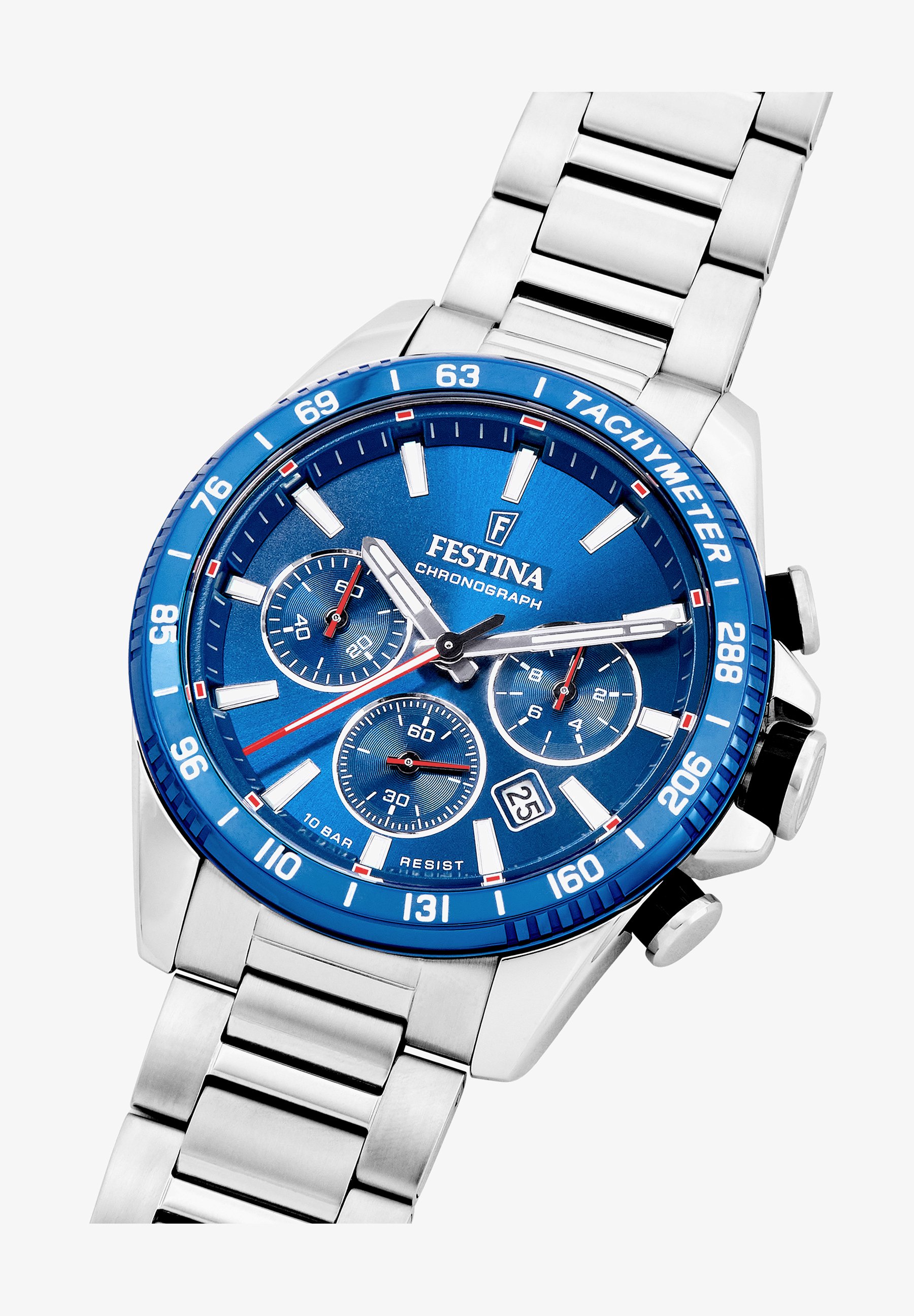 FESTINA Orologio CAB.CRONO ACE.ESF.AZUL - Design Cronografo Elegante Per Uomo