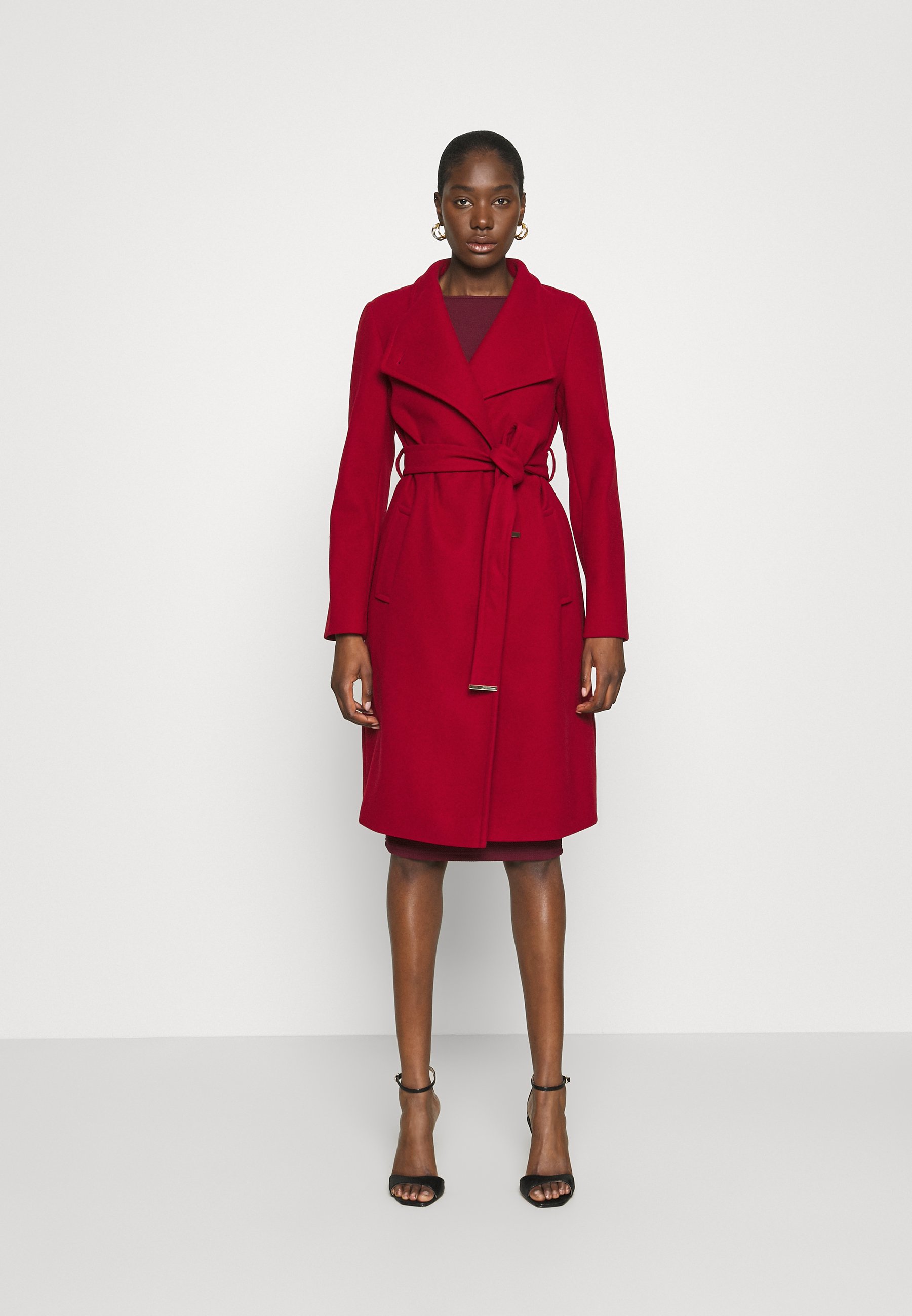 dorothy perkins funnel neck coat