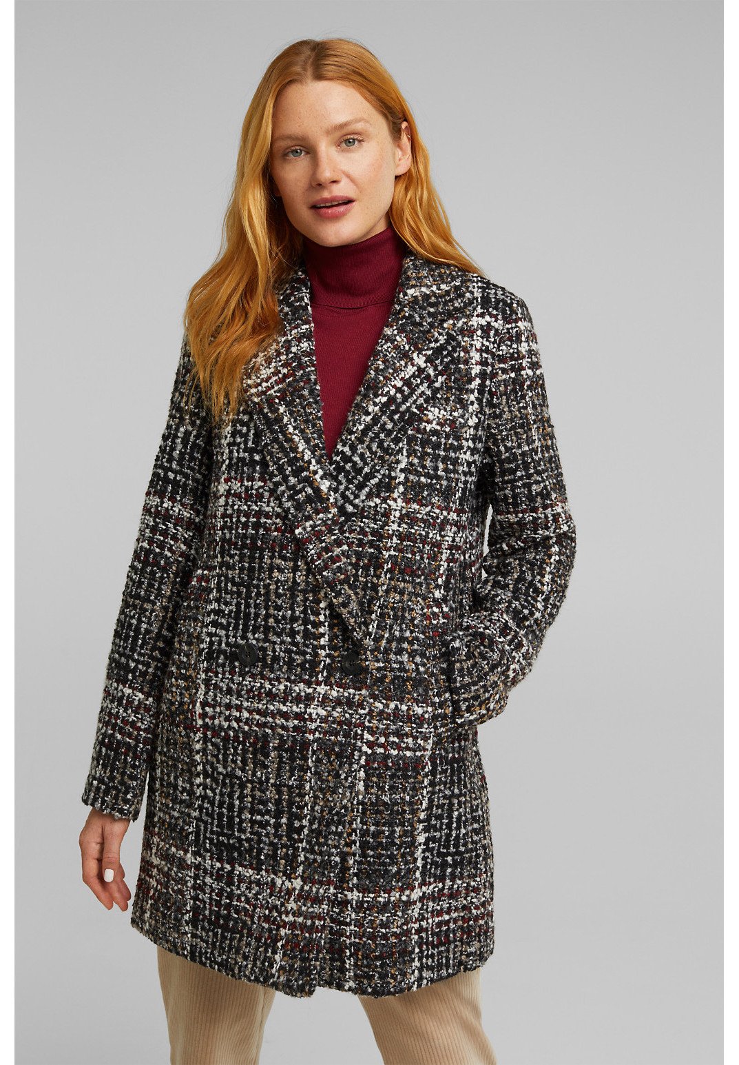 esprit leopard print coat