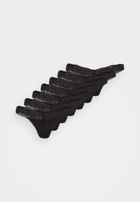 7 PACK - Tanga - black