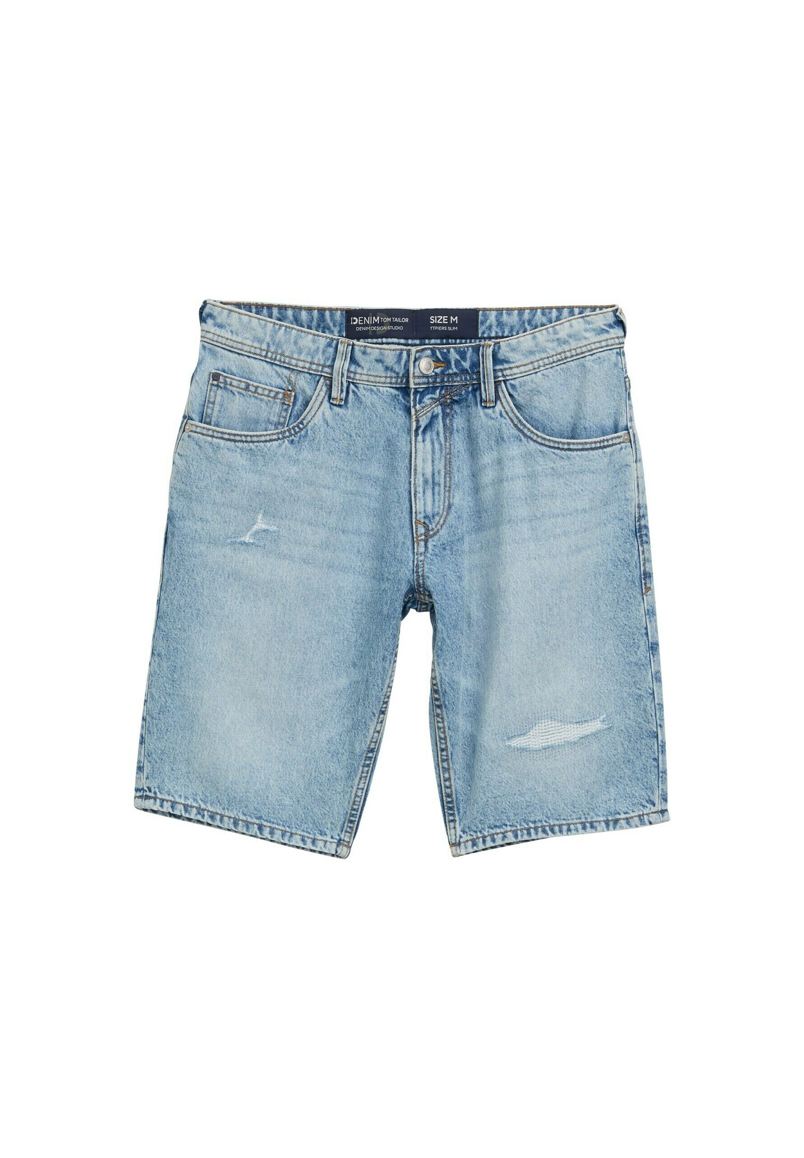 TOM TAILOR Denim Herren Shorts – Destroyed Look Slim Fit – Perfekt Für Sommer & Urlaub