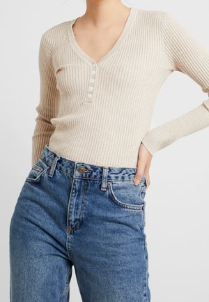 Strickpullover - beige