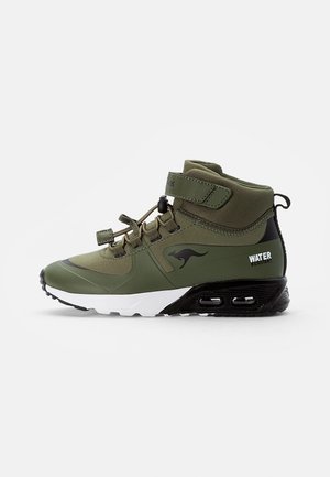 KX HYDRO - Höga sneakers - olive/jet black