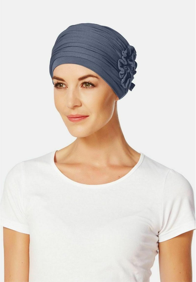 Christine Headwear LOTUS TURBAN - Šátek na hlavu - blue