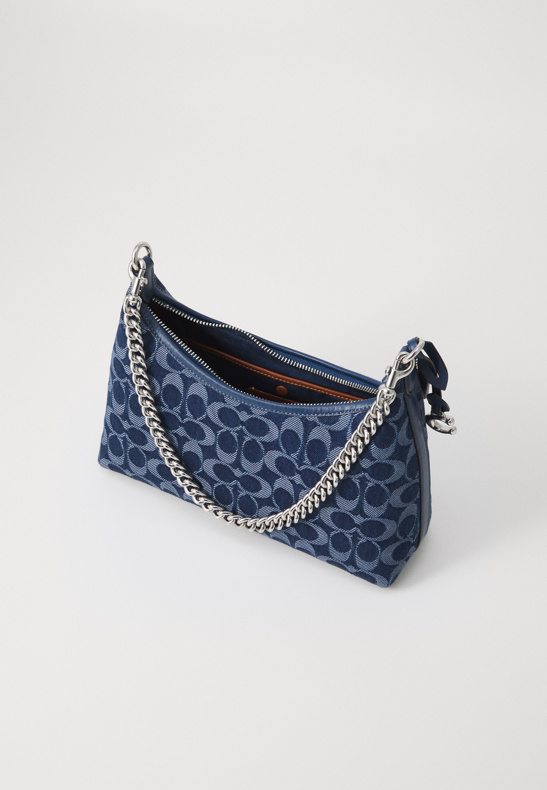 COACH SIGNATURE JULIET SHOULDER BAG - Cross body bag - dark blue