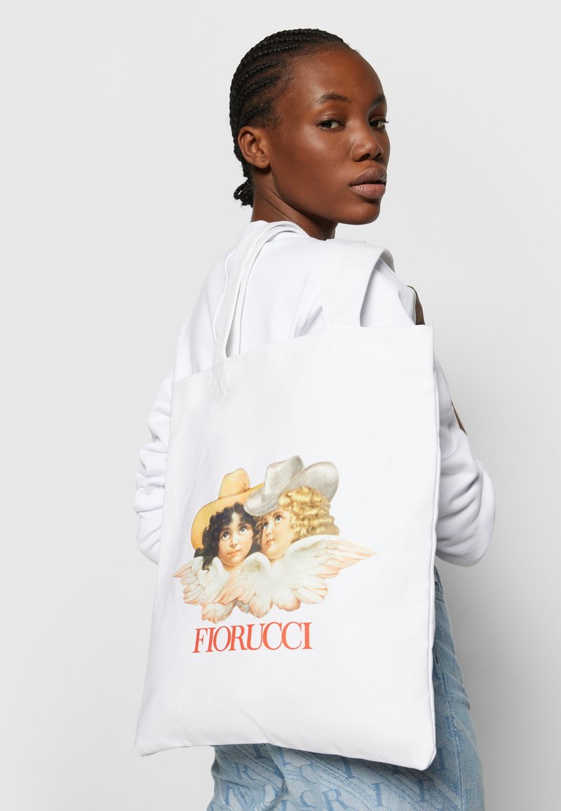 Damen Handtaschen | Fiorucci COWBOY ANGELS TOTE BAG Shopping Bag white/weiß - EZ50519 Damen Handtaschen | Fiorucci COWBOY ANGELS TOTE BAG Shopping Bag white/weiß - EZ50519