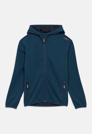 FIX HOOD - Cipzáras pulóver - midnight blue/blue