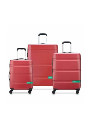 SET 3-TEILIG - Luggage set - red