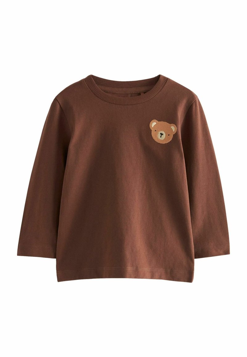 Next CHARACTER STANDARD - Langærmet T-shirt - brown mini bear