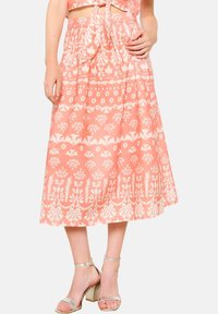 A-line skirt - coral pink