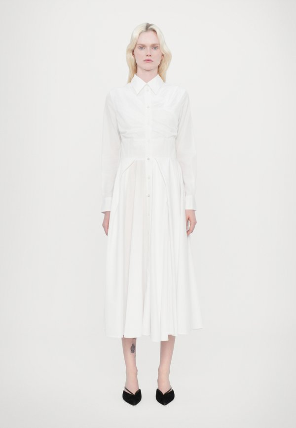PLEATED SHIRT DRESS - Shirt dress