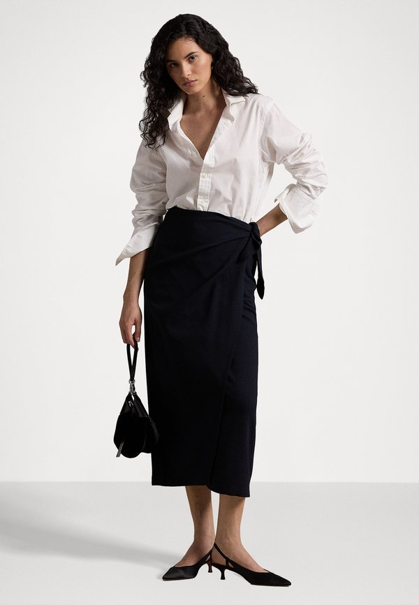 WOOL CREPE WRAP SKIRT - Wrap skirt2