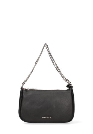 SHOULDER - Handtasche - black and off silver